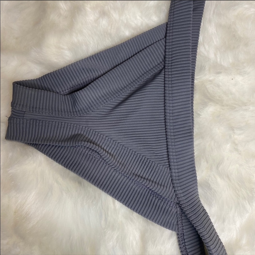 Frankie’s Bikinis Cole Top and Bottom Gray - Picture 4 of 5